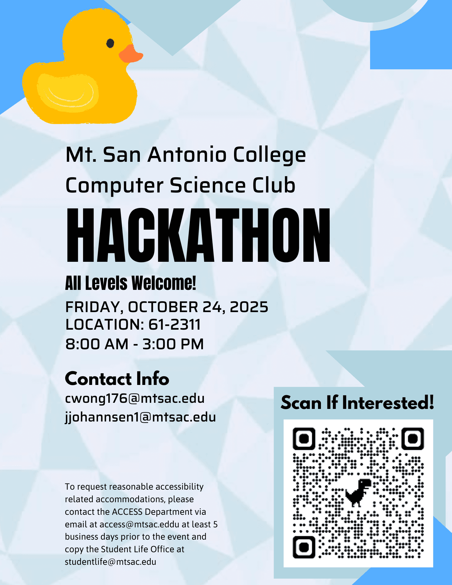 Hackathon - Mt.Sac Computer Science Club Hackathon