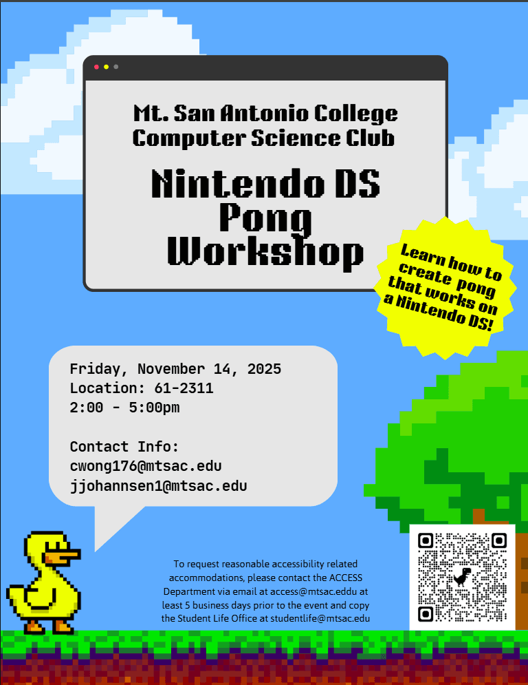 Nintendo DS Pong Event - Learn how to create Pong that works on a Nintendo DS
