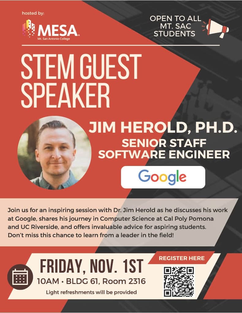 Jim Herold Guest Speaker - Insightful talk from industry expert Jim Herold about careers in tech.