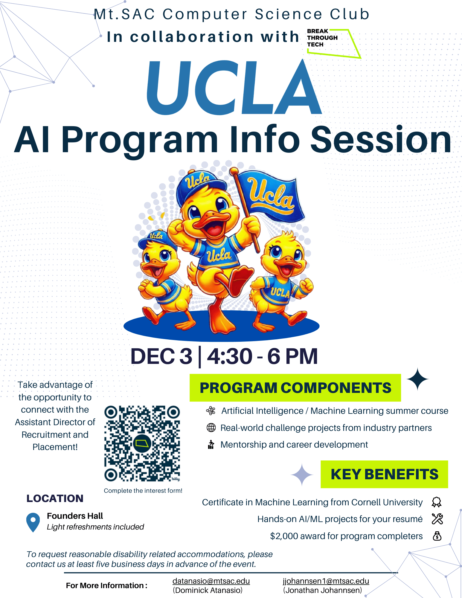 UCLA + Break Through Tech AI Info Session - Learn about UCLA's Break Through Tech AI Program.