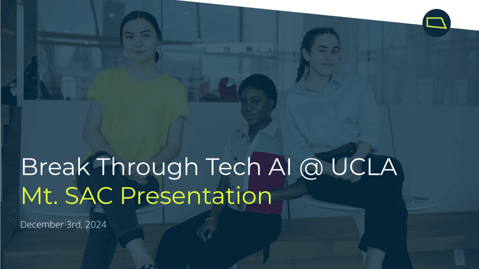 Break Through Tech AI